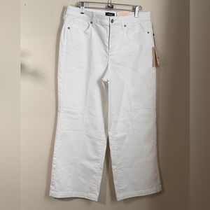 NYDJ Women's Straight Leg White Jeans
